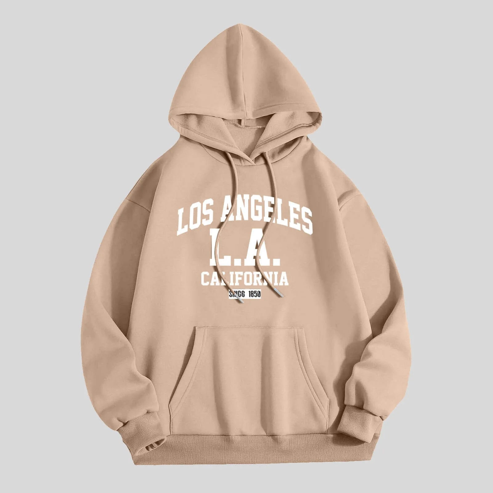 Brushed Letter Hoodie
